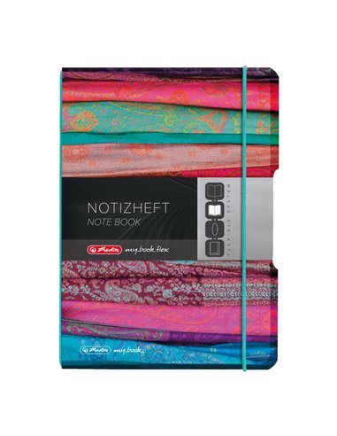 Caiet My.book flex A5, 40 file, dictando, Motiv scarfs