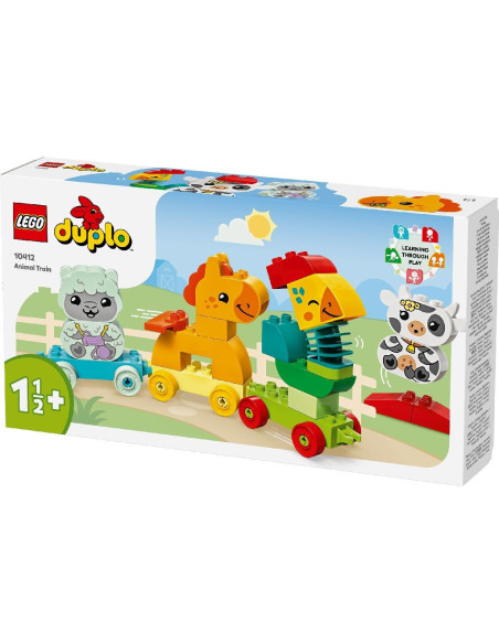 LEGO-10412,Lego Duplo Tren Cu Animale 10412