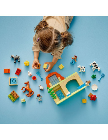 LEGO-10416,Lego Duplo Ingrijirea Animalelor La Ferma 10416