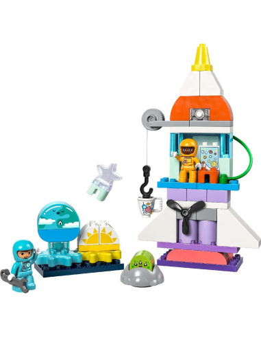 LEGO-10422,Lego Duplo Aventura Cu Naveta Spatiala 3 In 1 10422 LEGO-10422,Lego Duplo Aventura Cu Naveta Spatiala 3 In 1 10422