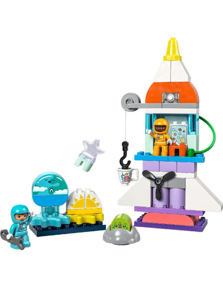 LEGO-10422,Lego Duplo Aventura Cu Naveta Spatiala 3 In 1 10422 LEGO-10422,Lego Duplo Aventura Cu Naveta Spatiala 3 In 1 10422
