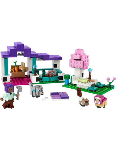 LEGO-21253,Lego Minecraft Refugiul De Animale 21253