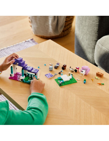 LEGO-21253,Lego Minecraft Refugiul De Animale 21253