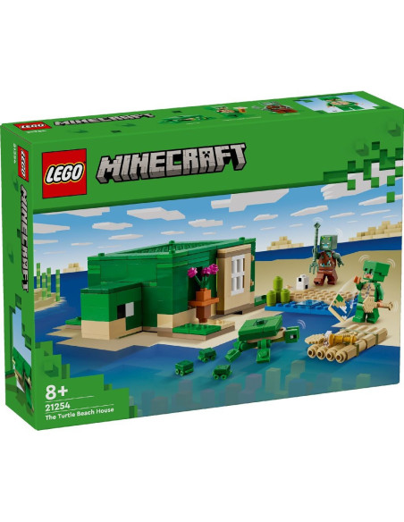 LEGO-21254,Lego Minecraft Casa De Pe Plaja Testoaselor 21254 LEGO-21254,Lego Minecraft Casa De Pe Plaja Testoaselor 21254