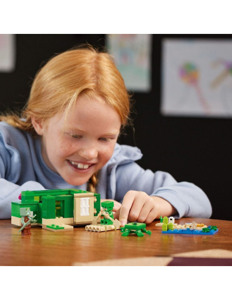 LEGO-21254,Lego Minecraft Casa De Pe Plaja Testoaselor 21254 LEGO-21254,Lego Minecraft Casa De Pe Plaja Testoaselor 21254