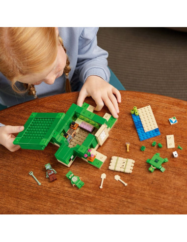 LEGO-21254,Lego Minecraft Casa De Pe Plaja Testoaselor 21254 LEGO-21254,Lego Minecraft Casa De Pe Plaja Testoaselor 21254