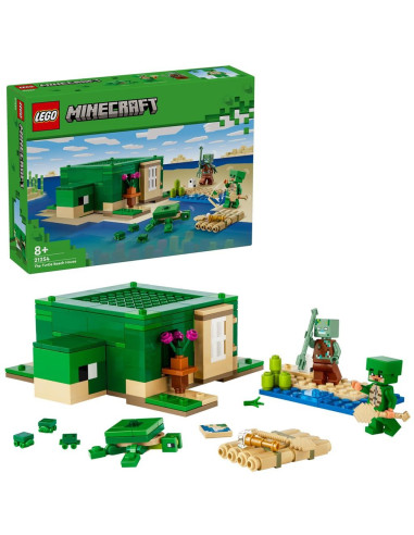 LEGO-21254,Lego Minecraft Casa De Pe Plaja Testoaselor 21254 LEGO-21254,Lego Minecraft Casa De Pe Plaja Testoaselor 21254