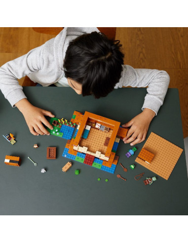 LEGO-21256,Lego Minecraft Casa Broasca 21256