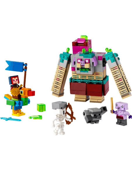LEGO-21257,Lego Minecraft Confruntarea Devoratorului 21257
