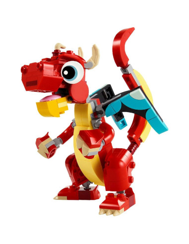 LEGO-31145,Lego Creator 3in1 Dragon Rosu 31145