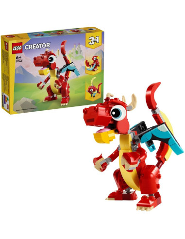 LEGO-31145,Lego Creator 3in1 Dragon Rosu 31145