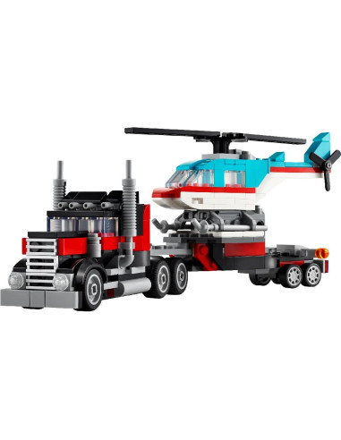 LEGO-31146,Lego Creator 3in1 Camioneta Platforma Cu Elicopter 31146