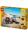LEGO-31146,Lego Creator 3in1 Camioneta Platforma Cu Elicopter 31146