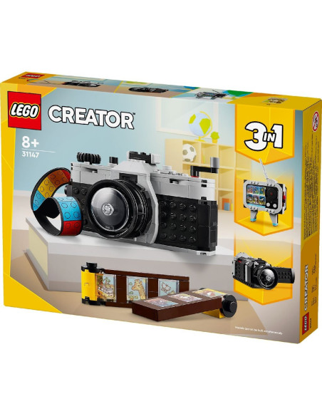 LEGO-31147,Lego Creator 3in1 Aparat Foto Retro 31147 LEGO-31147,Lego Creator 3in1 Aparat Foto Retro 31147