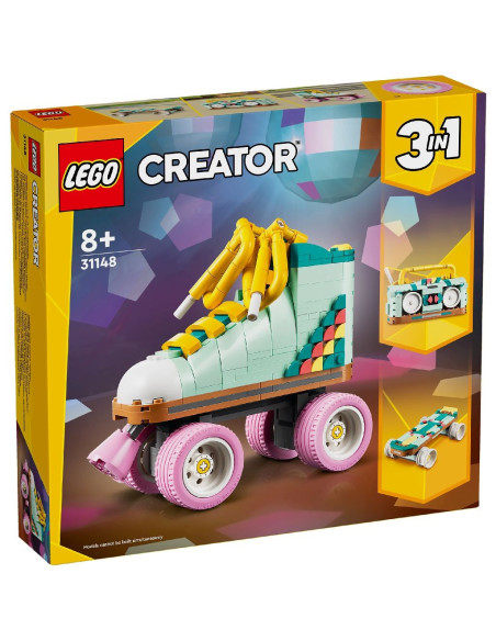 LEGO-31148,Lego Creator 3in1 Patina Cu Rotile Retro 31148 LEGO-31148,Lego Creator 3in1 Patina Cu Rotile Retro 31148