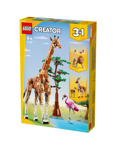 LEGO-31150,Lego Creator 3in1 Animale Salbatice Din Safari 31150