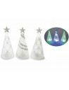 Element decorativ bradut din sticla cu lumini, 3