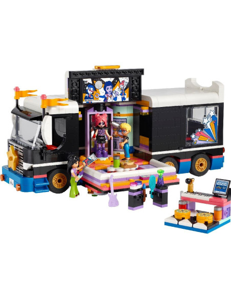 LEGO-42619,Lego Friends Autocar De Turneu Pentru Staruri Pop 42619 LEGO-42619,Lego Friends Autocar De Turneu Pentru Staruri Pop 42619