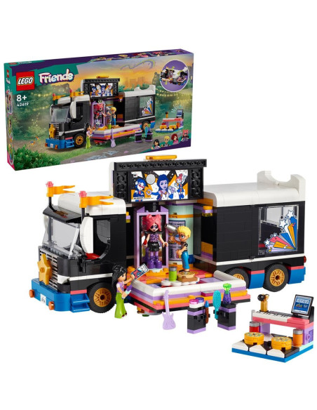 LEGO-42619,Lego Friends Autocar De Turneu Pentru Staruri Pop 42619 LEGO-42619,Lego Friends Autocar De Turneu Pentru Staruri Pop 42619