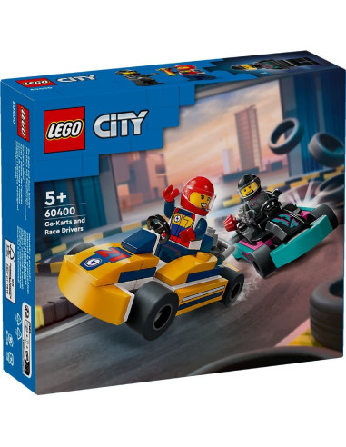 LEGO-60400,Lego City Carturi Si Piloti De Curse 60400