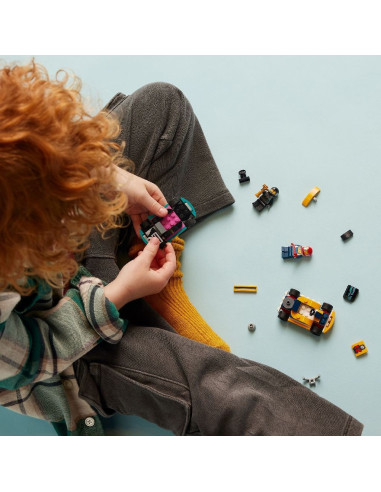 LEGO-60400,Lego City Carturi Si Piloti De Curse 60400