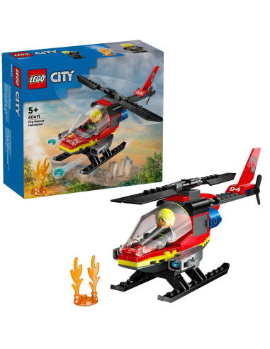 LEGO-60411,Lego City Elicopter De Pompieri 60411