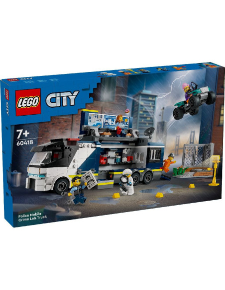 LEGO-60418,Lego City Laborator Mobil De Criminalistica 60418