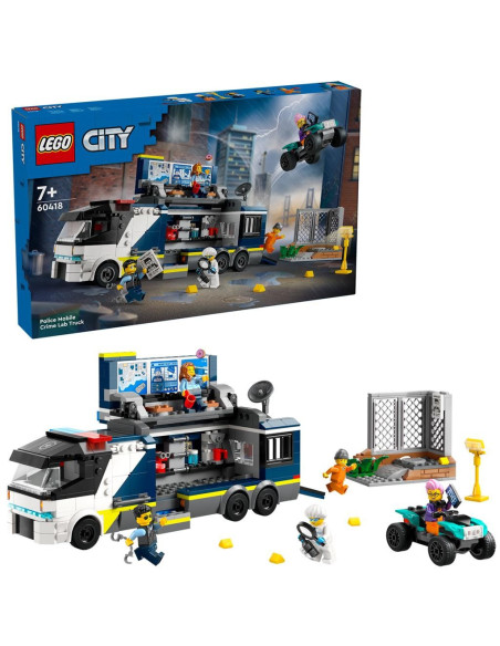 LEGO-60418,Lego City Laborator Mobil De Criminalistica 60418