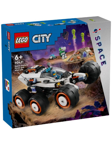 LEGO-60431,Lego City Rover De Explorare Spatiala Si Viata Extraterestra 60431