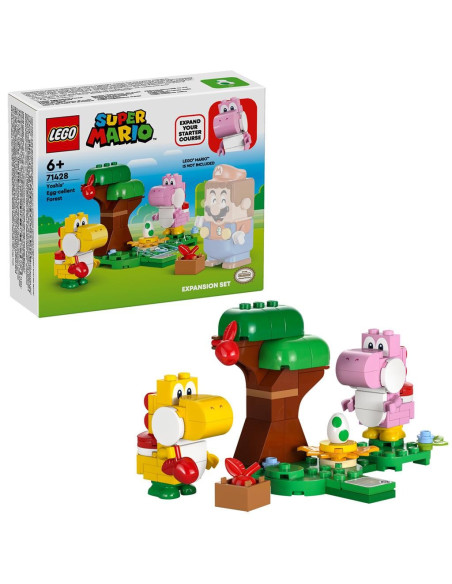 LEGO-71428,Lego Super Mario Set De Extindere Padurea Minunata Cu Oul Lui Yoshi 71428