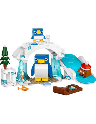 LEGO-71430,Lego Super Mario Set De Extindere Aventura In Zapada A Familiei Penguin 71430