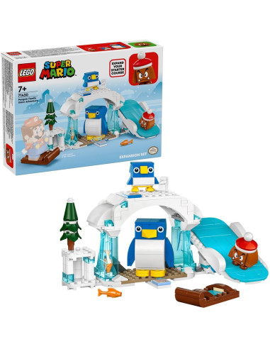 LEGO-71430,Lego Super Mario Set De Extindere Aventura In Zapada A Familiei Penguin 71430