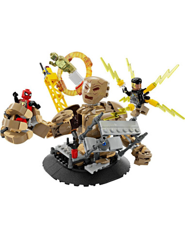 LEGO-76280,Lego Super Heroes Omul Paianjen Vs Sandman Batalia Finala 76280