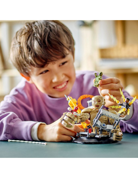 LEGO-76280,Lego Super Heroes Omul Paianjen Vs Sandman Batalia Finala 76280