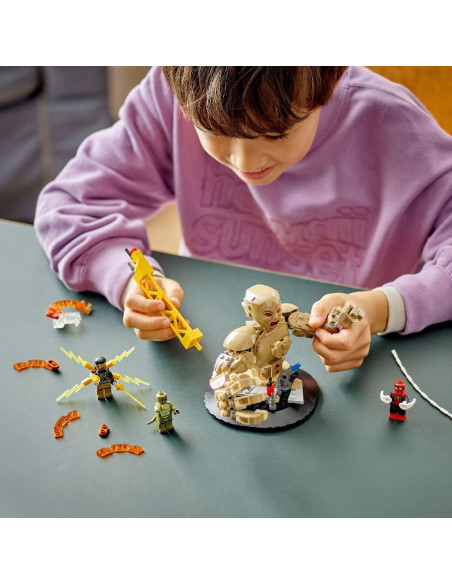 LEGO-76280,Lego Super Heroes Omul Paianjen Vs Sandman Batalia Finala 76280