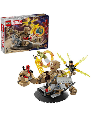 LEGO-76280,Lego Super Heroes Omul Paianjen Vs Sandman Batalia Finala 76280