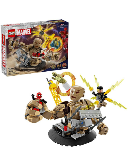 LEGO-76280,Lego Super Heroes Omul Paianjen Vs Sandman Batalia Finala 76280