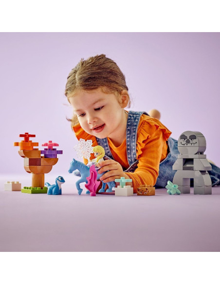 LEGO-10418,Lego Duplo Disney Elsa Si Bruni In Padurea Fermecata 10418