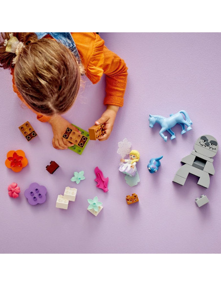 LEGO-10418,Lego Duplo Disney Elsa Si Bruni In Padurea Fermecata 10418