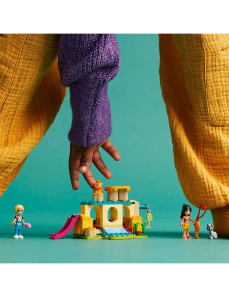 LEGO-42612,Lego Friends Aventuri Pe Terenul De Joaca Pentru Pisici 42612
