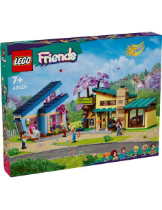 LEGO-42620,Lego Friends Casele Familiale Ale Lui Olly Si Paisley 42620