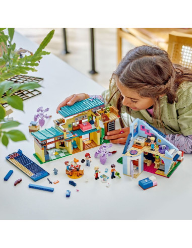 LEGO-42620,Lego Friends Casele Familiale Ale Lui Olly Si Paisley 42620 LEGO-42620,Lego Friends Casele Familiale Ale Lui Olly Si Paisley 42620