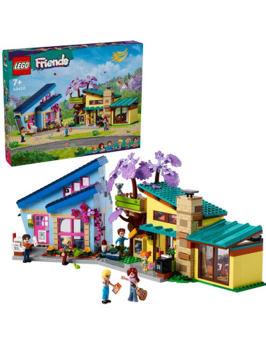 LEGO-42620,Lego Friends Casele Familiale Ale Lui Olly Si Paisley 42620 LEGO-42620,Lego Friends Casele Familiale Ale Lui Olly Si Paisley 42620