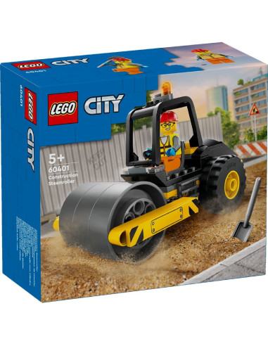 LEGO-60401,Lego City Cilindru Compactor De Santier 60401