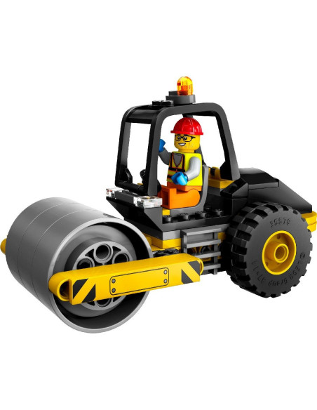 LEGO-60401,Lego City Cilindru Compactor De Santier 60401