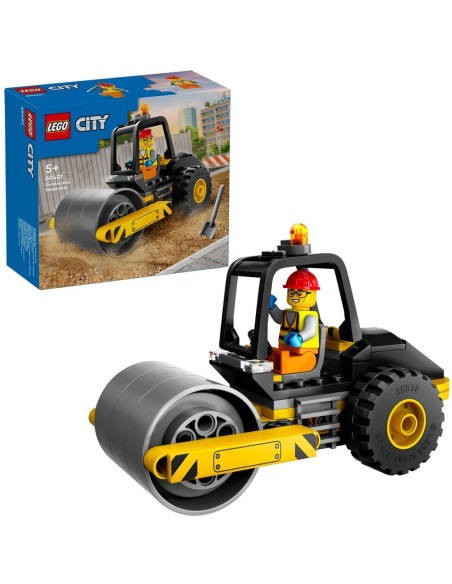LEGO-60401,Lego City Cilindru Compactor De Santier 60401