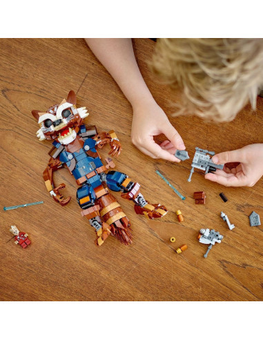 LEGO-76282,Lego Marvel Super Heroes Rocket Si Bebelusul Groot 76282