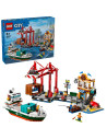 LEGO-60422,Lego City Port Si Nava De Transport Marfa 60422