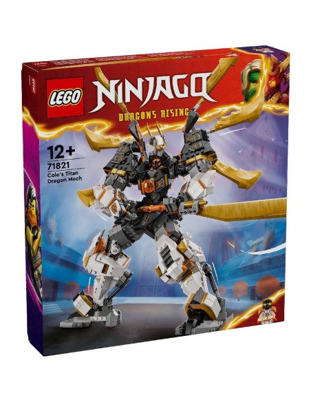LEGO-71821,Lego Ninjago Robotul-dragon De Titan Al Lui Cole 71821 LEGO-71821,Lego Ninjago Robotul-dragon De Titan Al Lui Cole 71821
