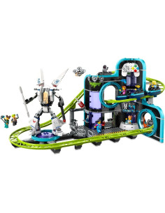 LEGO-60421,Lego City Parc Cu Roller-coaster Lumea Robotilor 60421 2